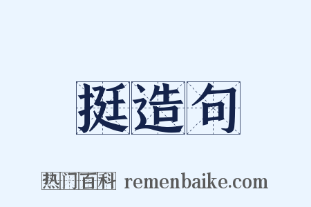 挺造句是什么意思的图片